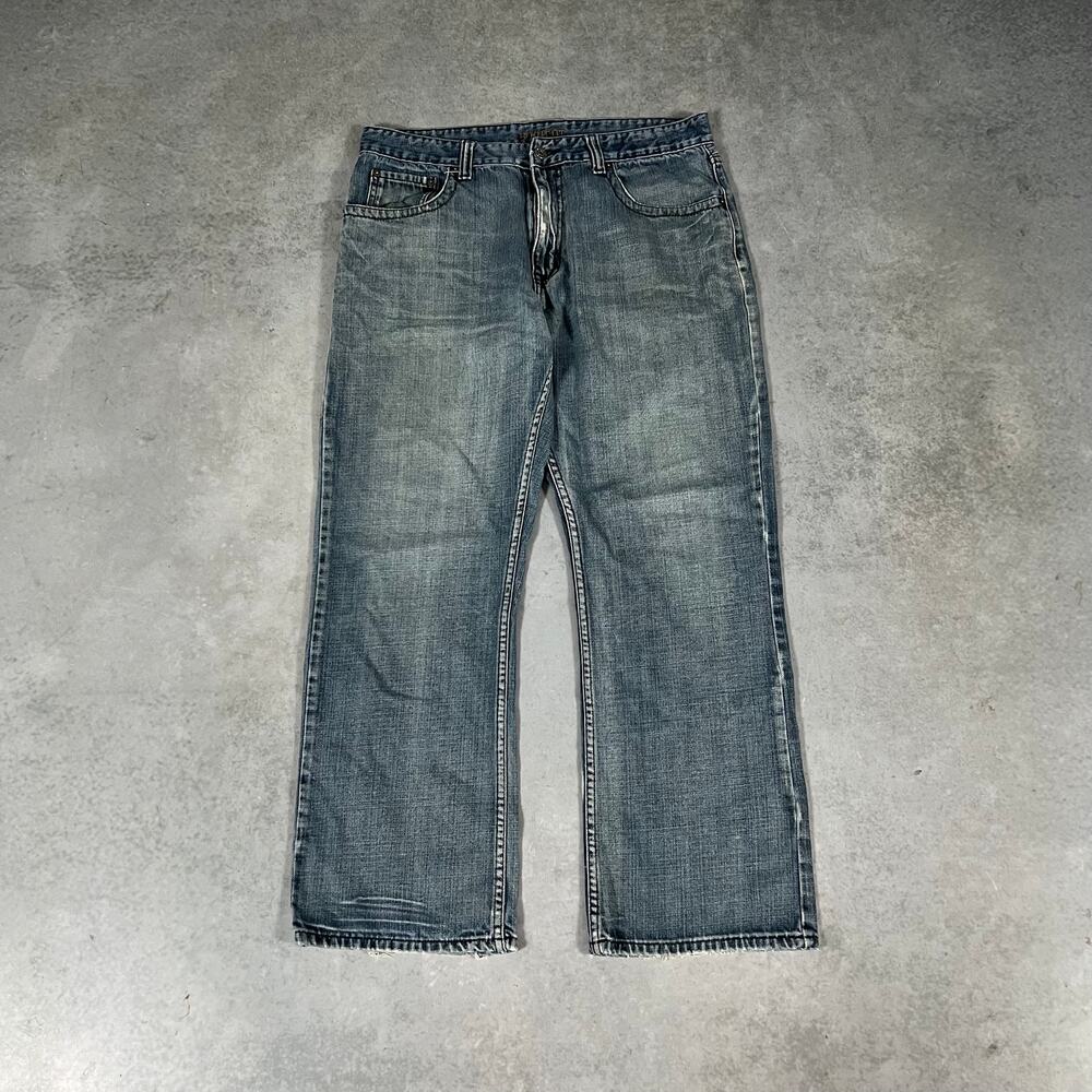 Relaxed Bootcut Route 66 Men's Flared Denim Jeans Size 36x32